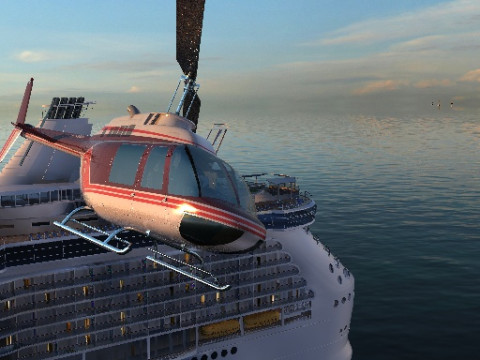 Cruise ship Modelo 3D
