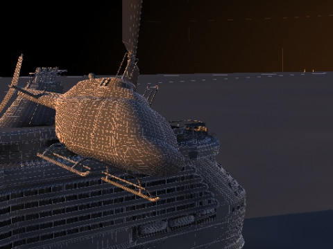 Cruise ship Modelo 3D