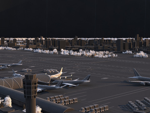 Lookout tower 3D Модель