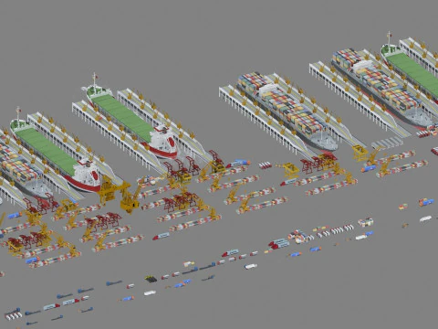 Набережна 3D Модель