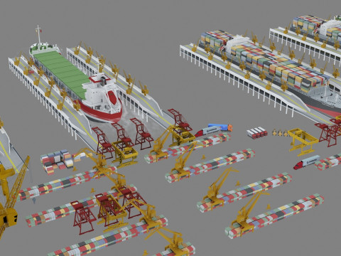 Quay 3D Model