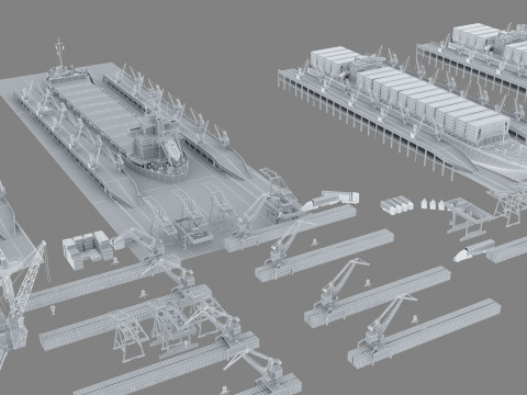 Quay 3D Model