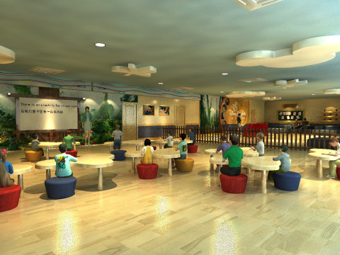 Kindergarten 3D 모델