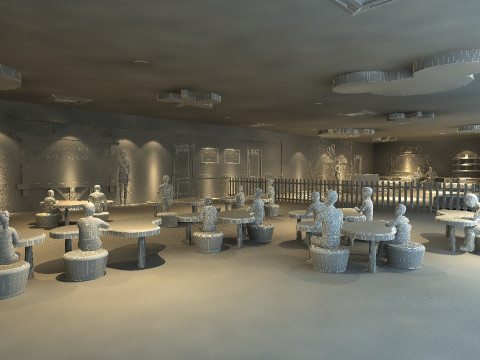 Kindergarten 3D 모델