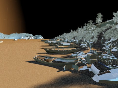 The Leshan Giant Buddha 3D 模型
