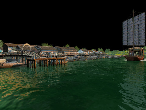 Quay Modèle 3D