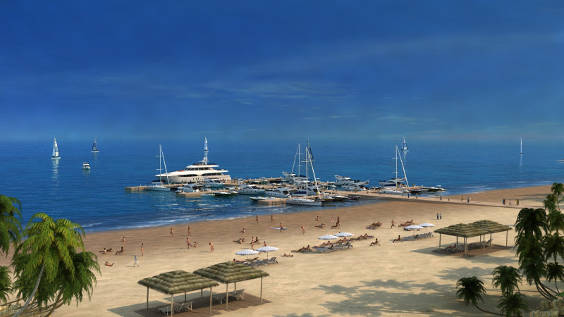 Seaside 3D Model .c4d .max .obj .3ds .fbx .stl .blend