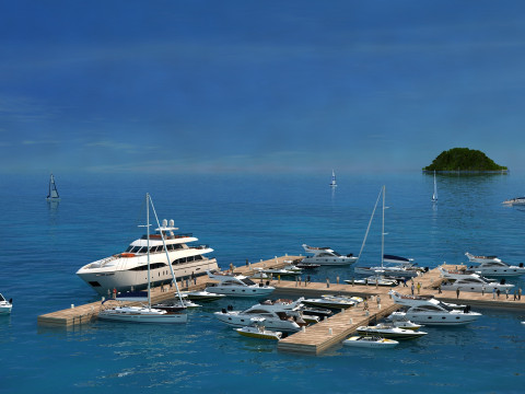 Seaside 3D Model