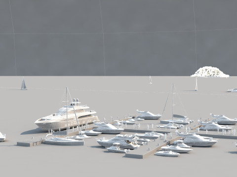Seaside 3D Model