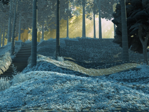 Mountain road Modelo 3D