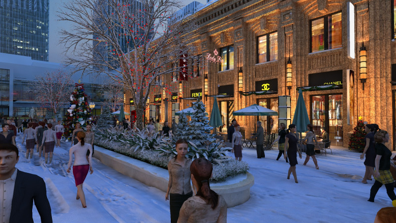 Snow scenery 3D Model .c4d .max .obj .3ds .fbx .stl .blend 