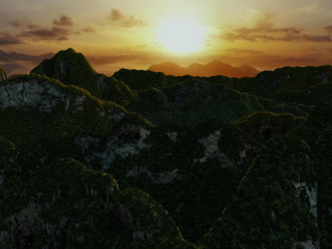 G&oacute;ra Model 3D