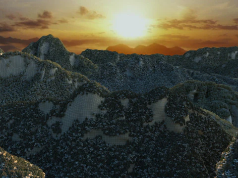 Mountain 3D Model
