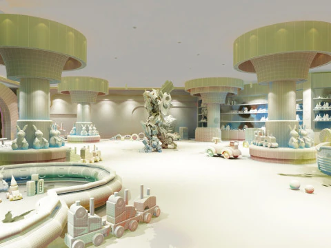 Kindergarten 3D Model