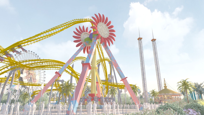 Amusement park 3D मॉडल .c4d .max .obj .3ds .fbx .stl .blend 