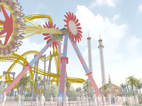 Amusement park 3D मॉडल
