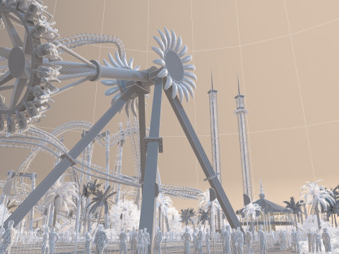 Amusement park 3D मॉडल