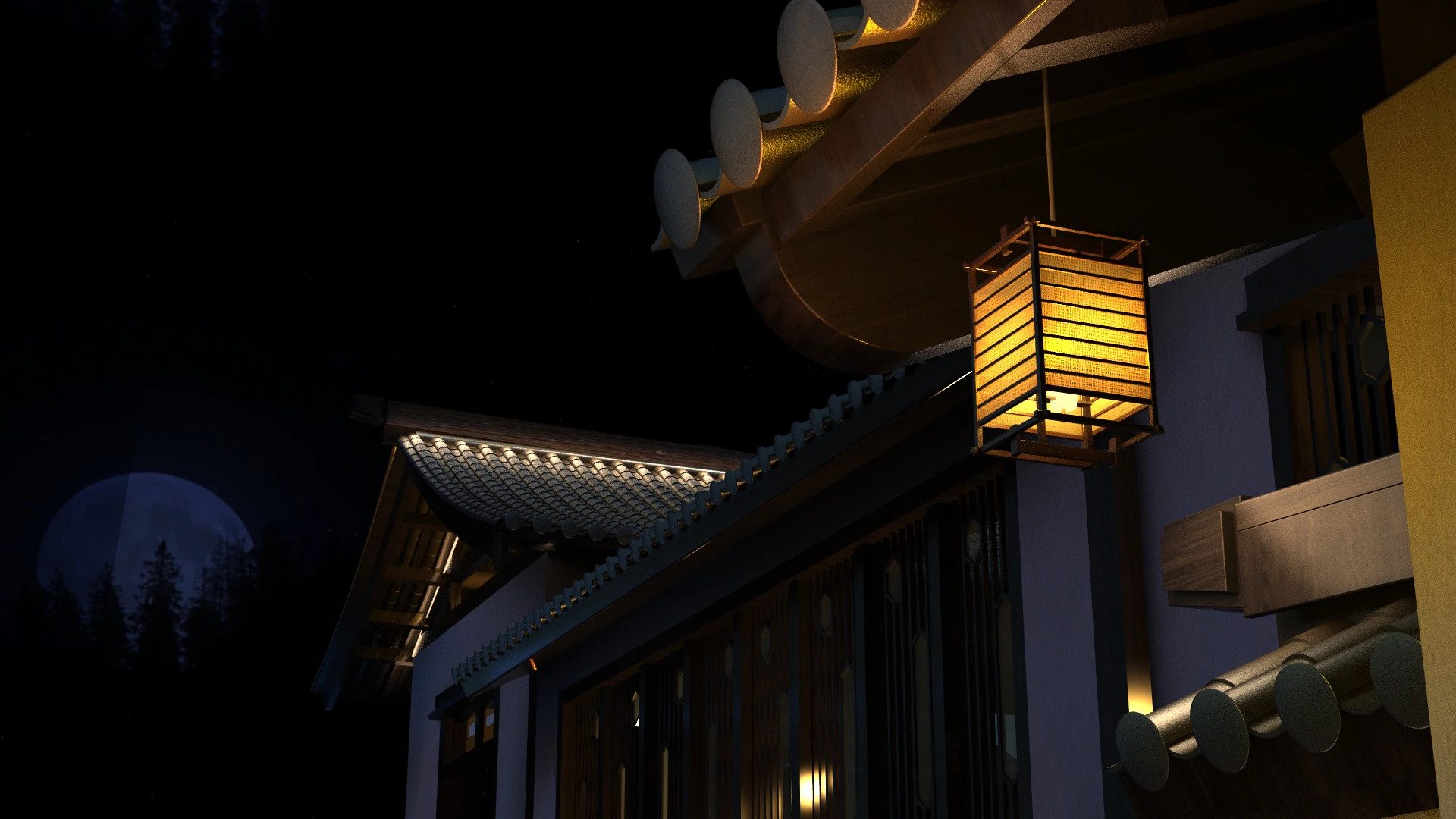 Night 3D Model .c4d .max .obj .3ds .fbx .stl .blend