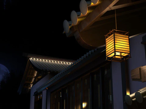 रात 3D मॉडल