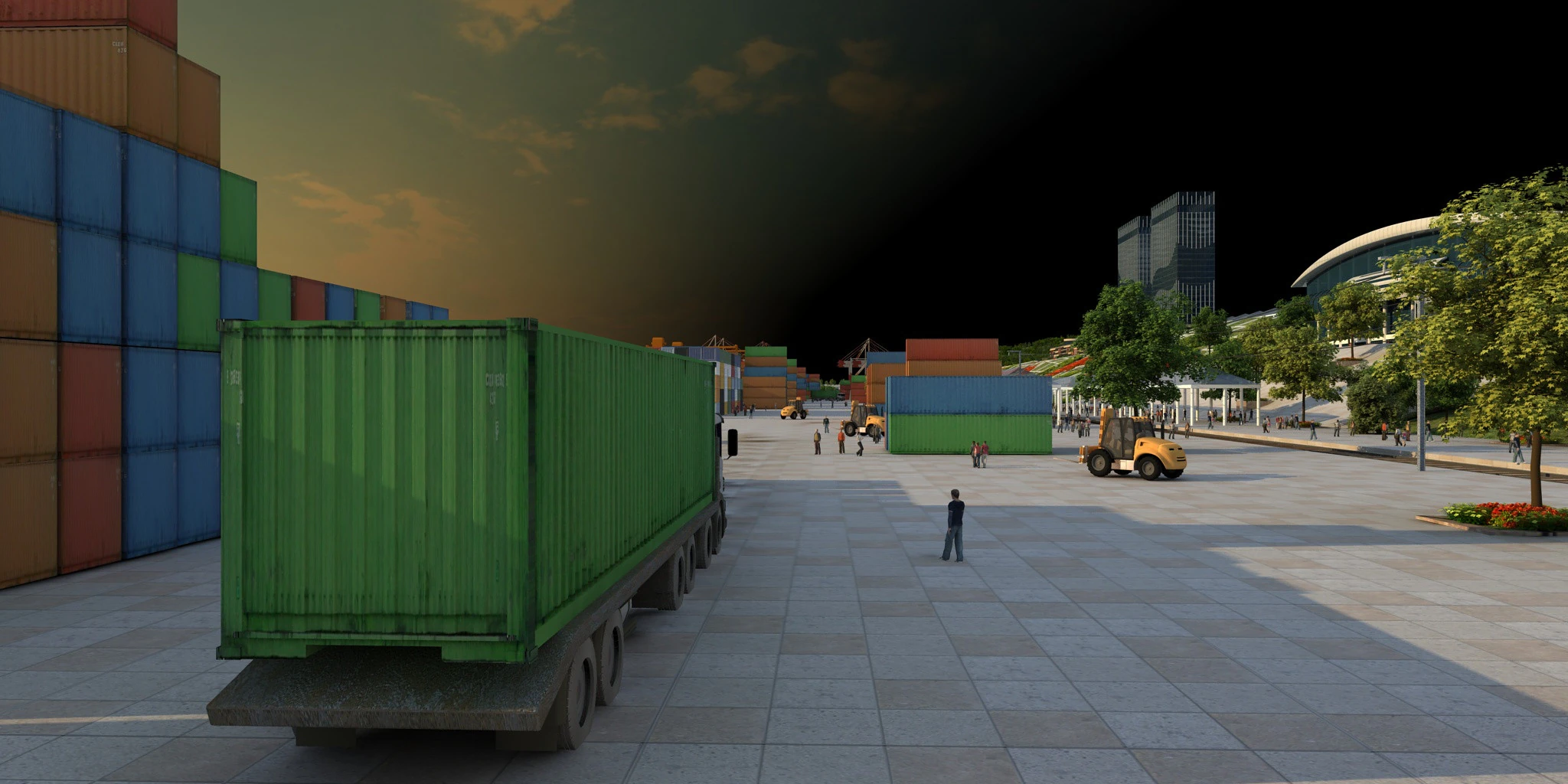 Material flow 3D Model .c4d .max .obj .3ds .fbx .stl .blend 