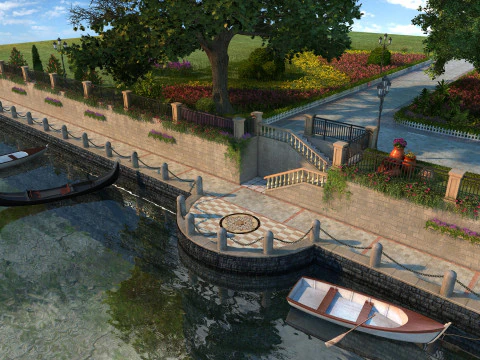 Rivieroever 3D Model