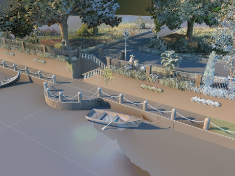 Riverside 3D Model