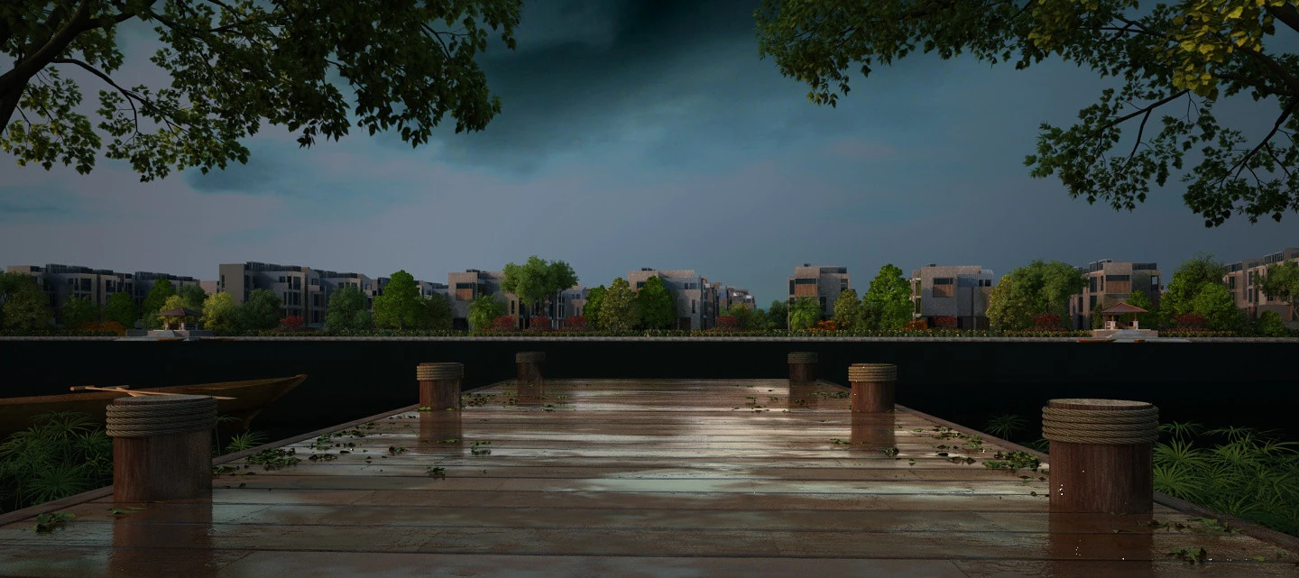 Lakeside 3D Model .c4d .max .obj .3ds .fbx .stl .blend 