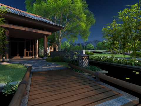 Villa 3D Model