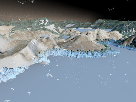 Lake view Modelo 3D