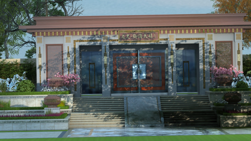 Villa Model 3D .c4d .max .obj .3ds .fbx .stl .blend 