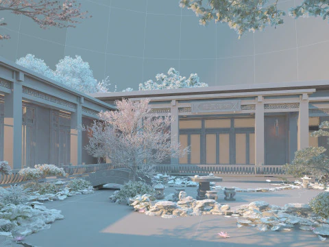 Villa 3D Model