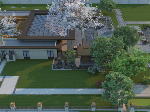 Villa 3D Model