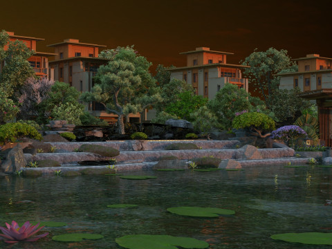 Villa 3D मॉडल