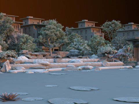 Villa 3D मॉडल