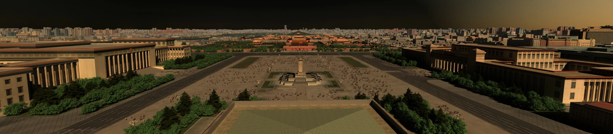 Тяньаньмэнь 3D Модель .c4d .max .obj .3ds .fbx .stl .blend 