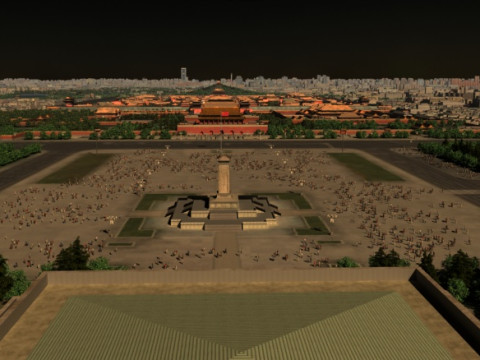 Tiananmen Modèle 3D