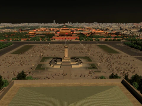 Tiananmen 3D Model