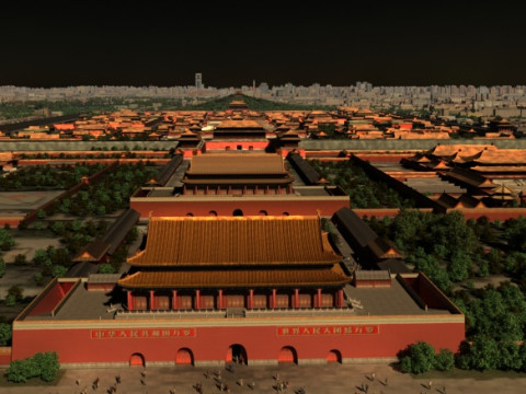 Tiananmen 3Dモデル