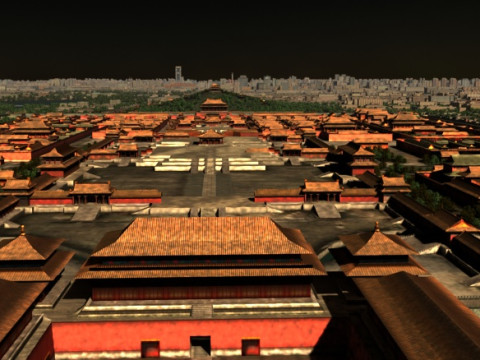 Tiananmen 3Dモデル