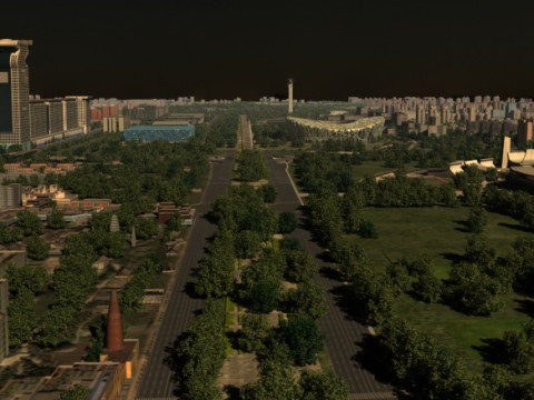 Tiananmen 3Dモデル