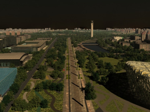 Tiananmen 3Dモデル