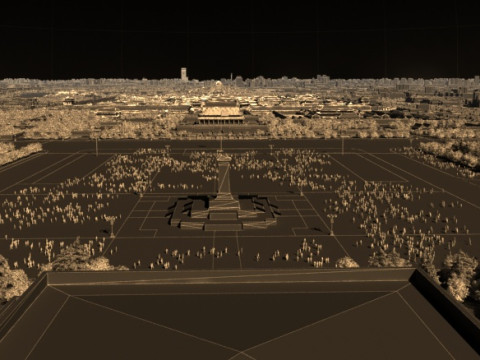 Tiananmen 3Dモデル