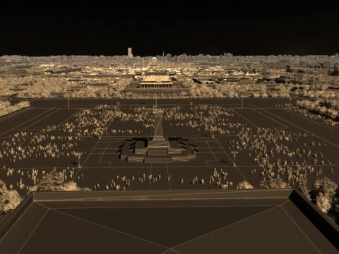 Тяньаньмэнь 3D Модель