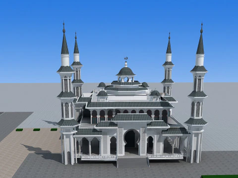 Temple 3D Model