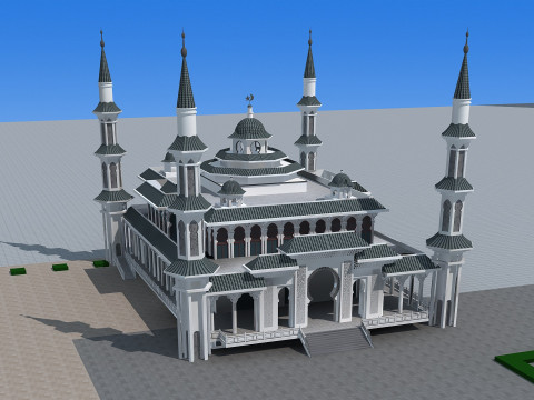 Temple 3D 模型