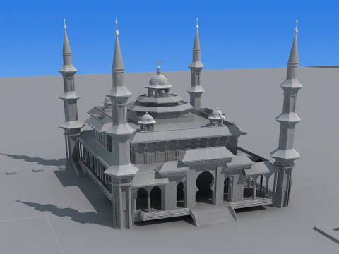 Temple 3D Model