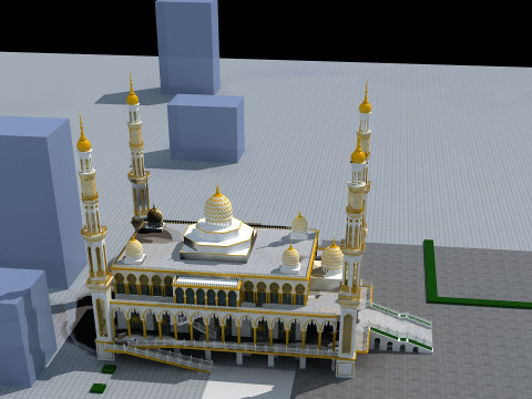 Temple Modelo 3D
