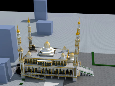 Temple 3D Model