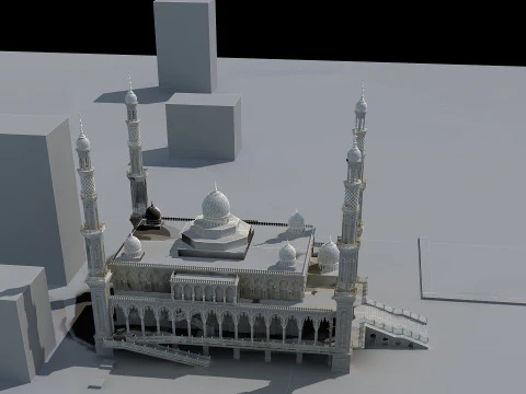 Temple 3D Model
