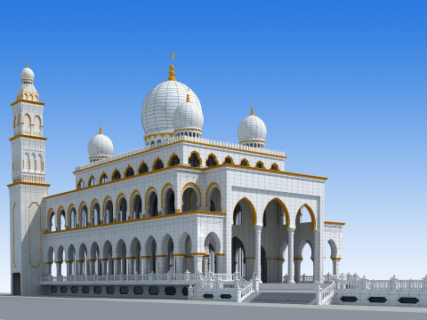 Temple 3D 模型